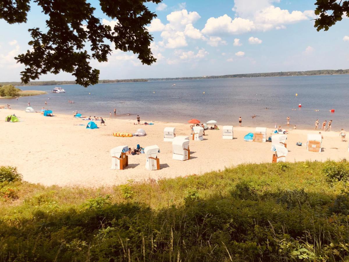 Seeliebe Mit Sauna Und Nur 50 Mtr. Bis Zum Strand Senftenberg Exterior photo